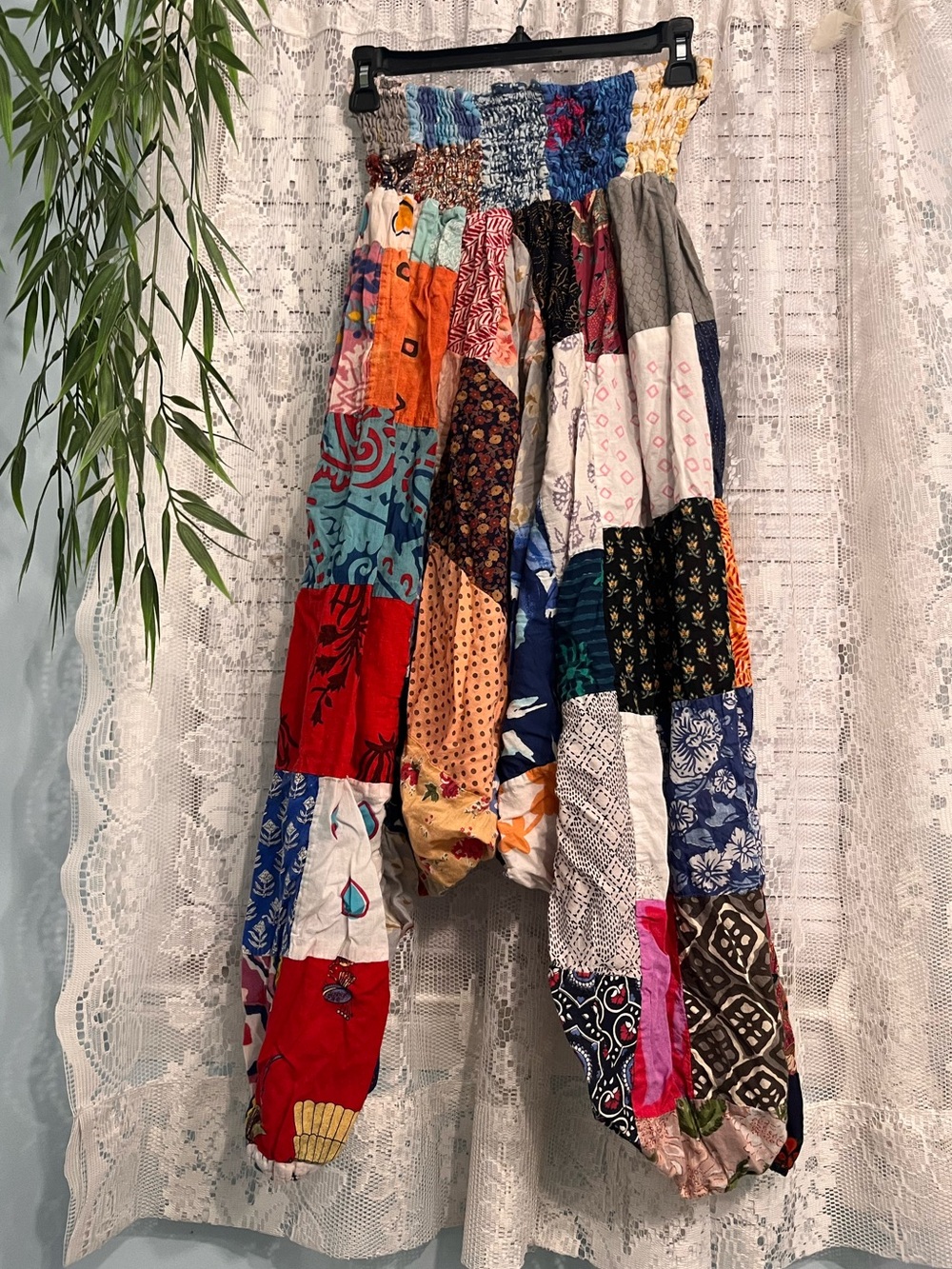Women’s Patchwork Boho Parachute pants